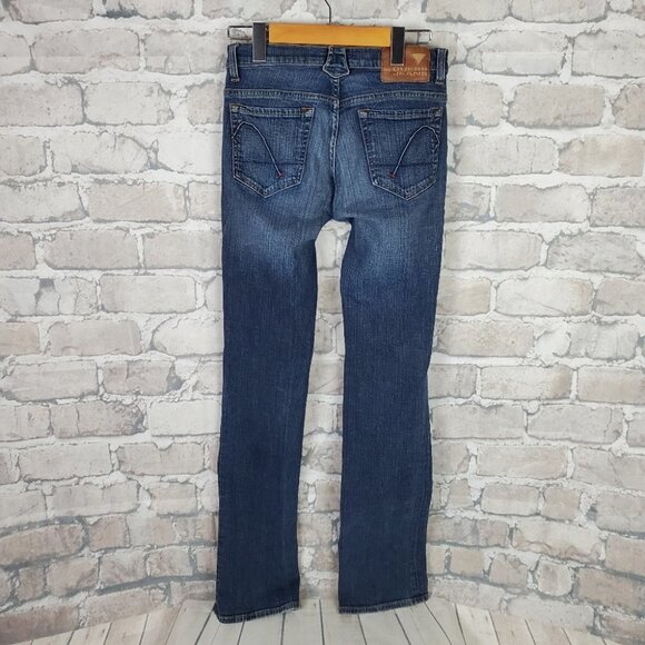 Guess Stretch Straight Leg  Jeans Size 24W Y2K - Picture 6 of 11